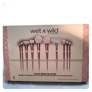 Wet and Wild 10pc makeup brush set